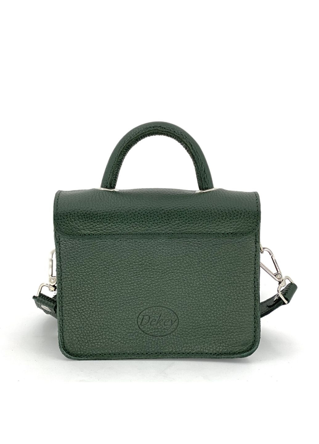 Жіноча шкіряна сумка Міні Зелений Dekey (332055198)