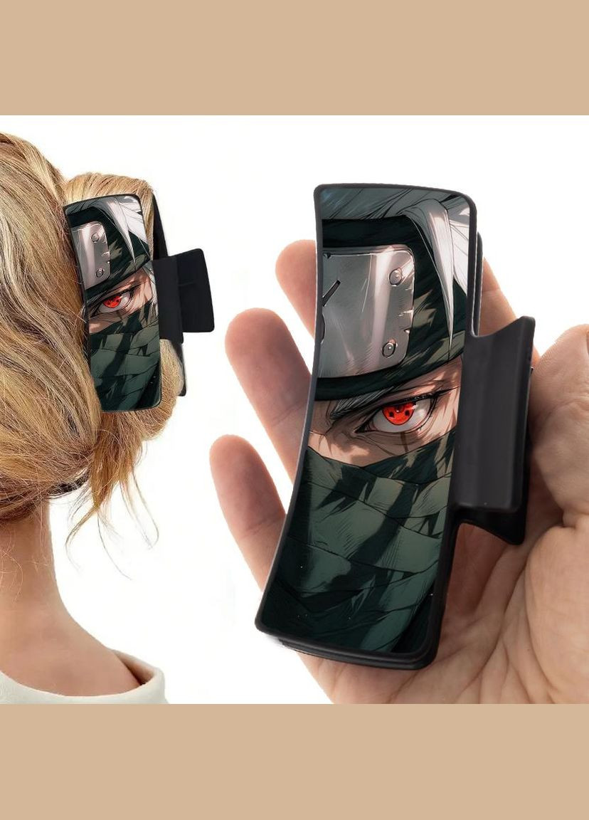 Заколка крабик для волос Аниме Наруто #0011 черный No Brand (315631138)