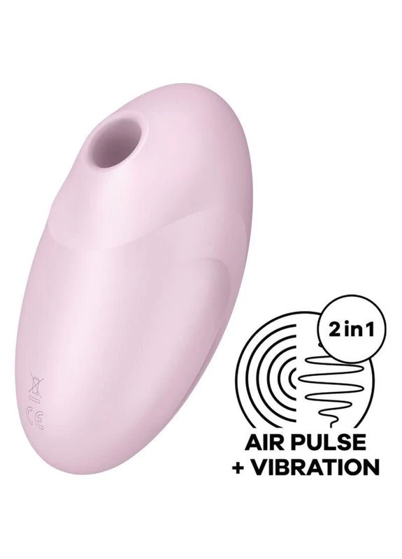 Вакуумный стимулятор с вибрацией Vulva Lover 3 Pink Satisfyer (383067146)