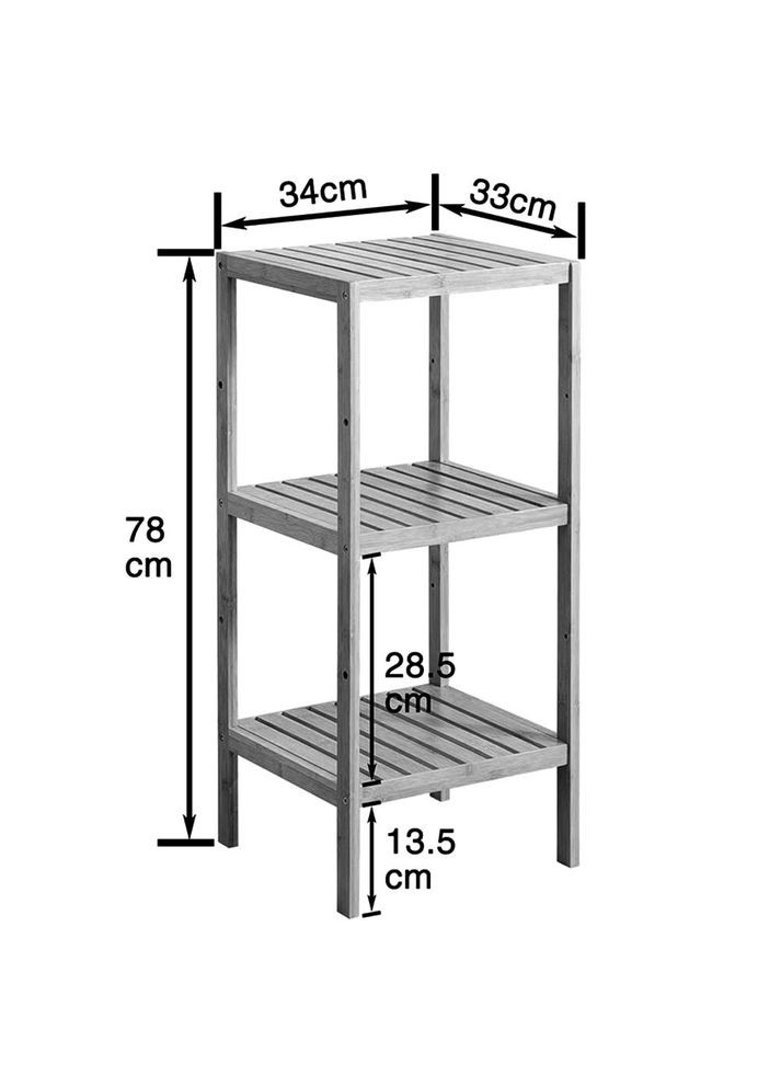 Стеллаж кухонный из дерева Арбон флокс (СТА-004255) No Brand (327845058)