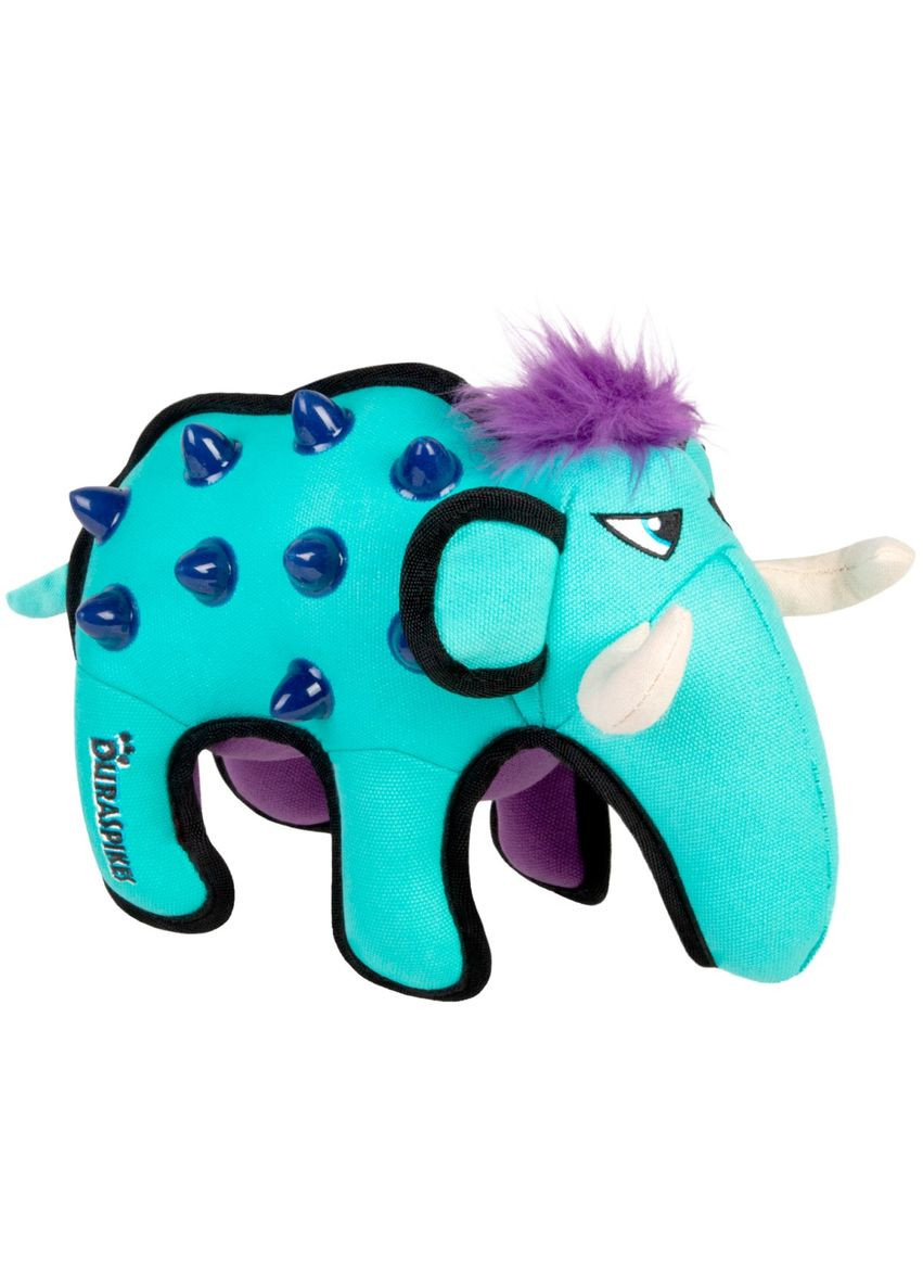 Іграшка для собак Мамонт Duraspikes термопластична 33 см Блакитний (2346) GiGwi (315409091)