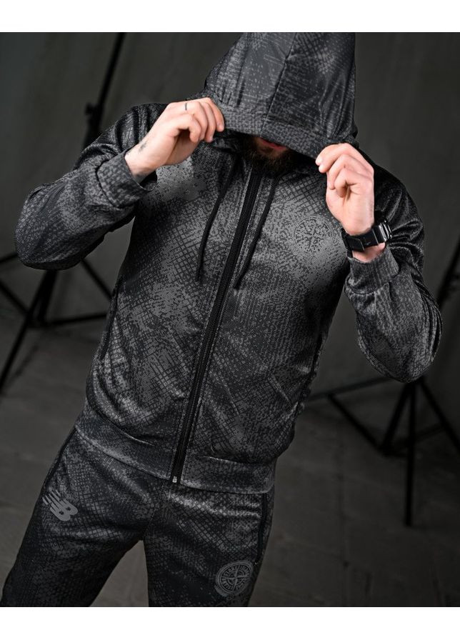 Спортивний костюм x New Balance Black Stone Island (360405121)