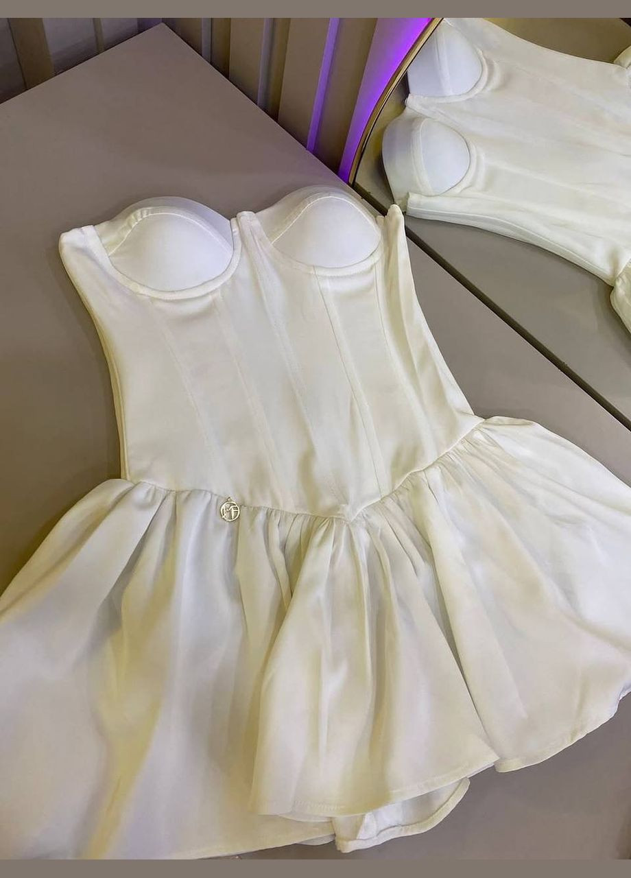 Молочна святковий сукня No Brand однотонна