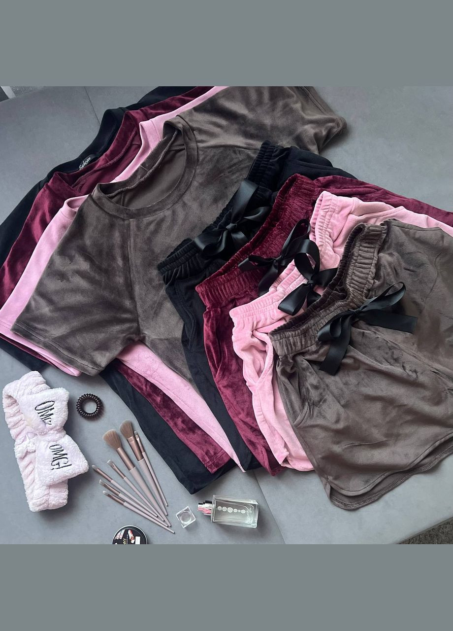 Футболка+шорти Велюр Спорт No Brand - (345643629)