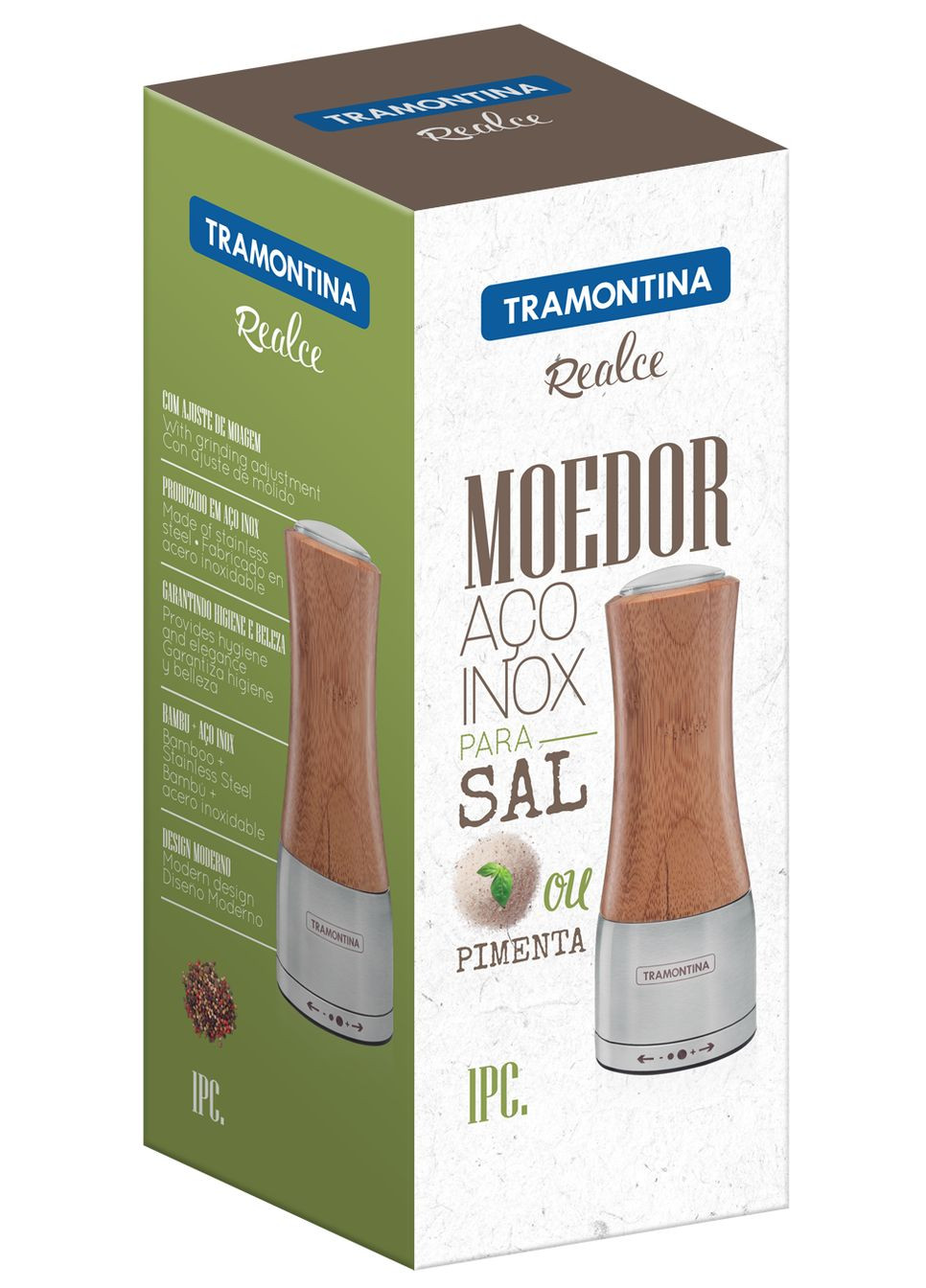 Мельница для специй Realce Бамбук (6747182) Tramontina (316391081)