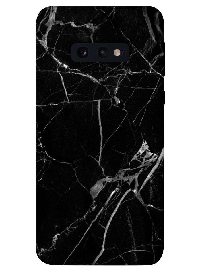 Чехол с принтом для Samsung Galaxy S10e / на самсунг галакси с10е Черный мрамор No Brand (339063268)