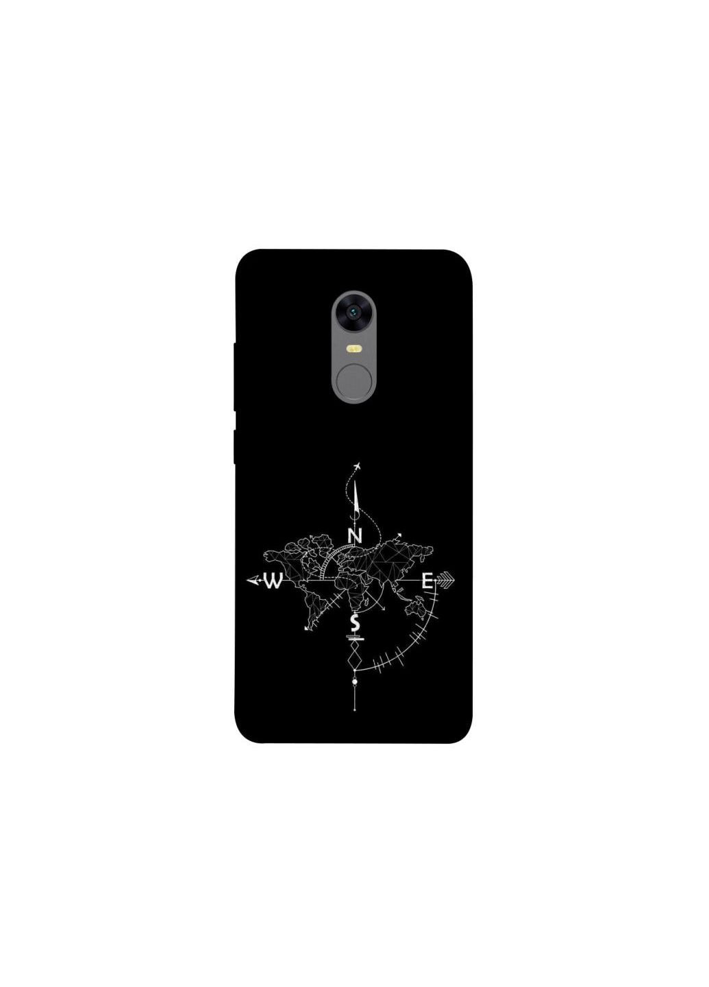 Чехол на Xiaomi Redmi 5 Plus / Redmi Note 5 (Single Camera) Travel Map Frontalka (361096121)