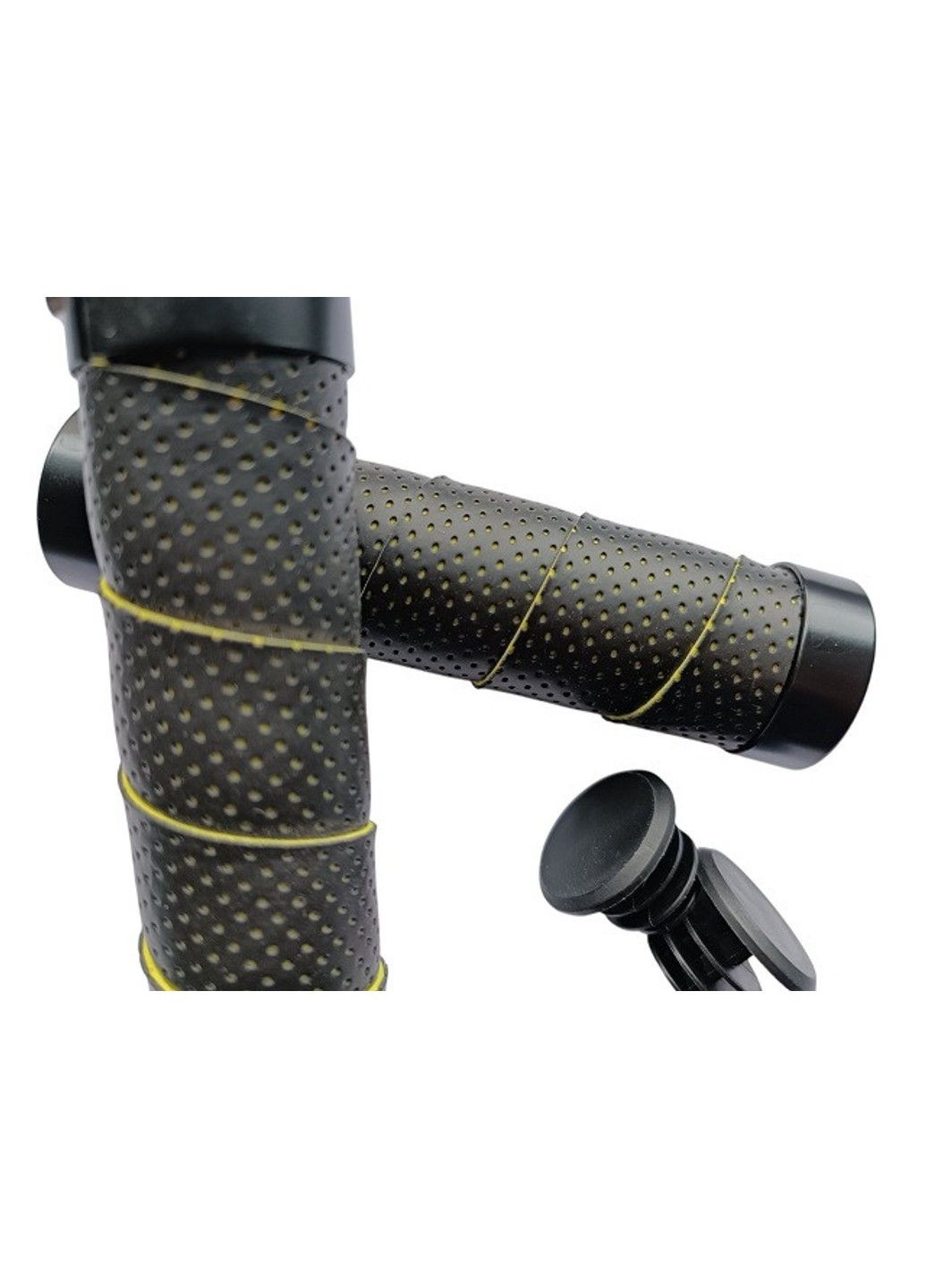 Грипсы BTK-yell 125мм, черный-желтый No Brand (356453194)