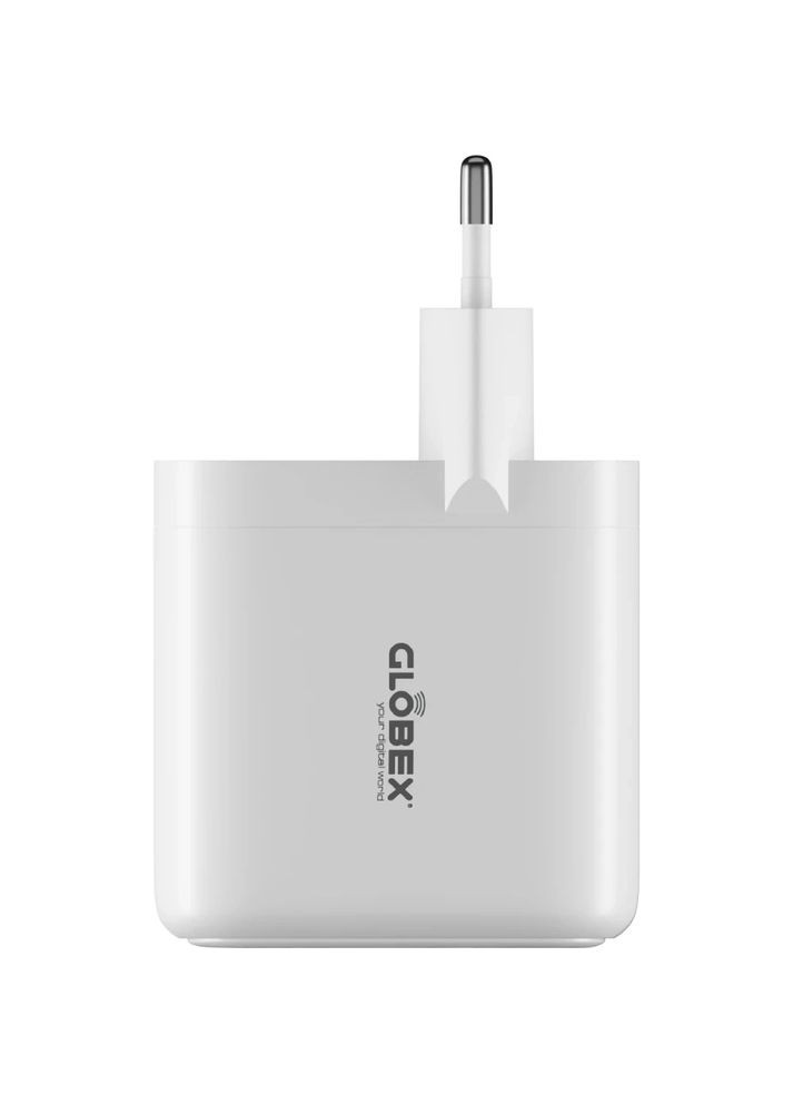 МЗП блочок 65W GaN USB-A/USB-C GaN65WAC white UA UCRF Globex (365748471)