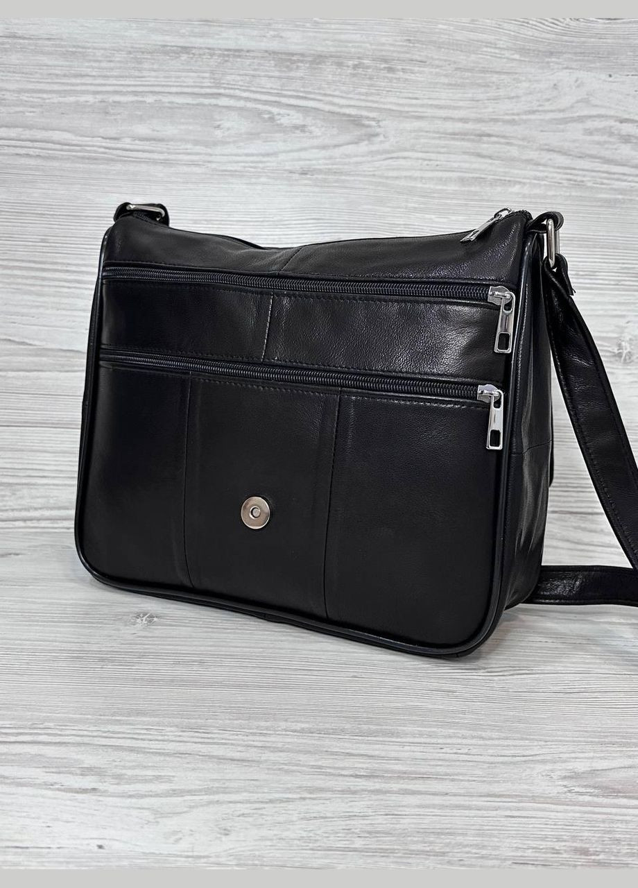 Женская сумка черная натуральная кожа 108011 No Brand (326738336)