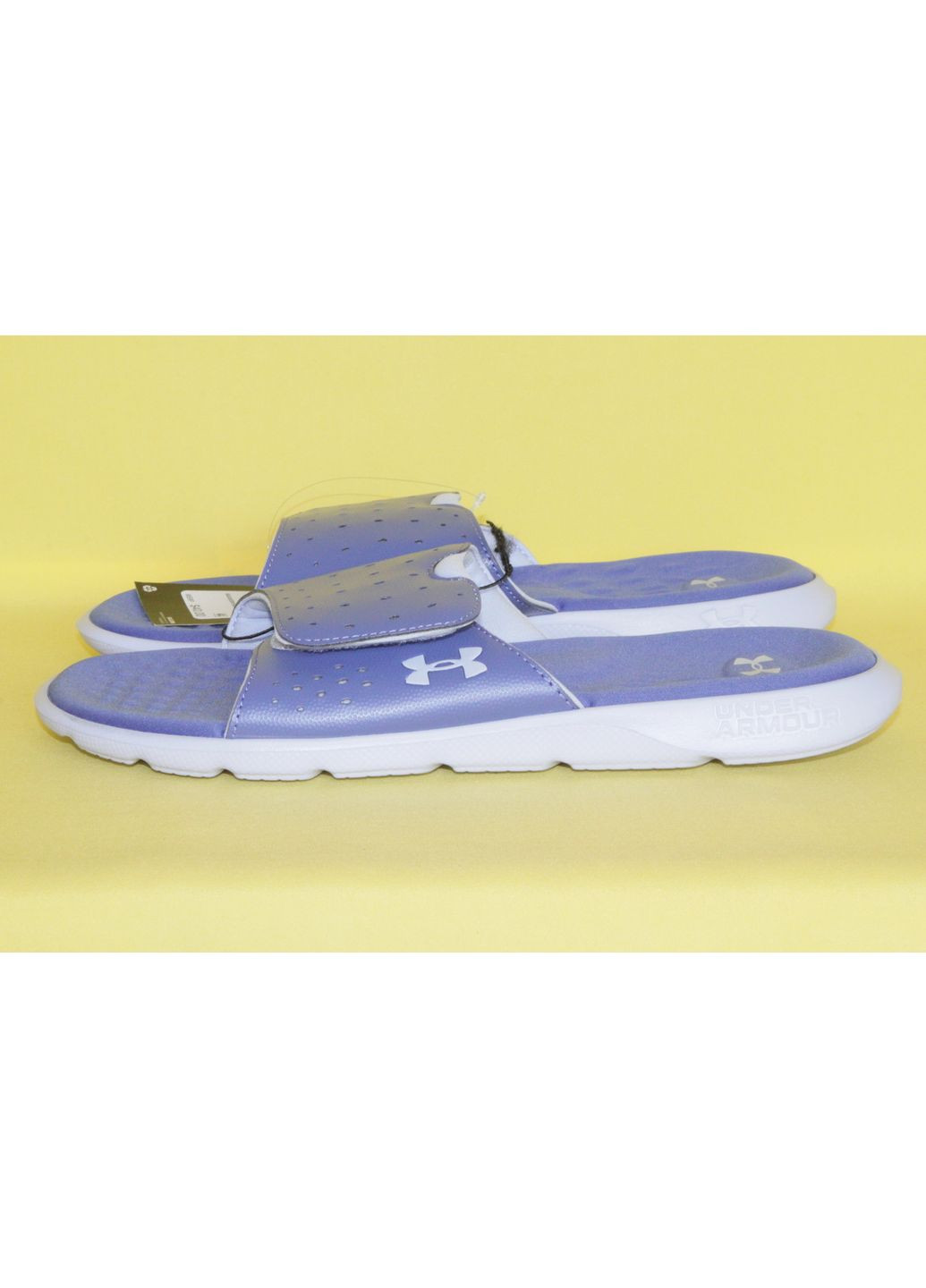 Синие шлепанцы женские, размер 42 Under Armour