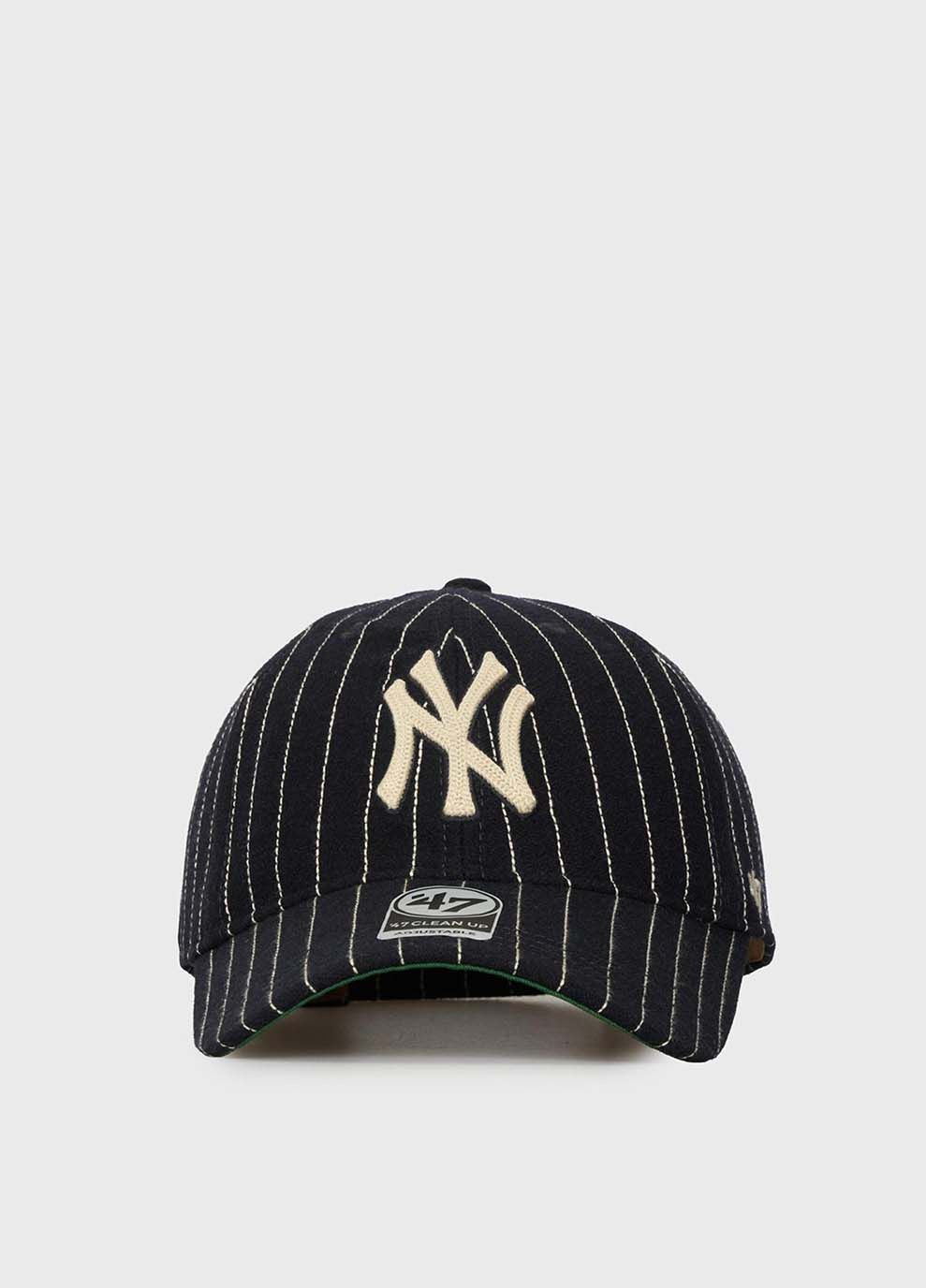 Кепка NEW YORK YANKEES WOOL PINSTRIP Темно-синий 47 Brand (367594356)