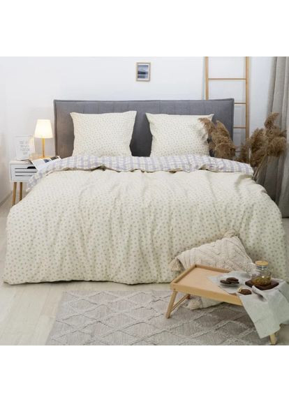 Постельное белье полуторное Сатин Twill 716-1-5 210х143 см Viluta (366574594)