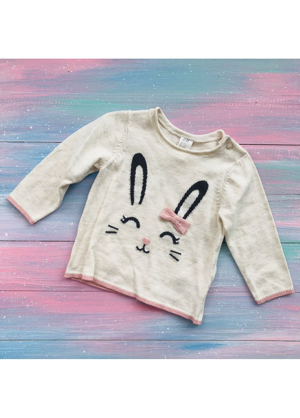 Бежевий демісезонний светр для дівчинки H&M