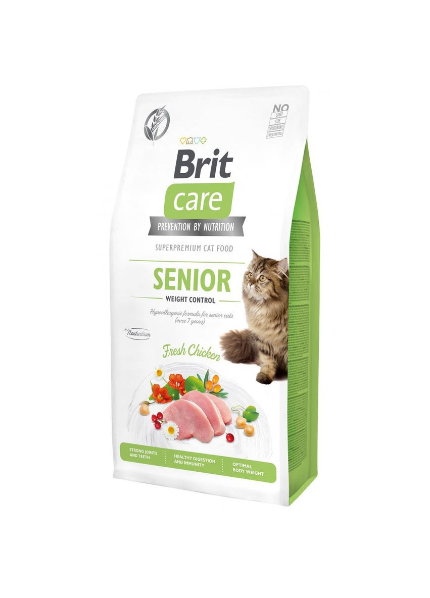 Корм для кішок із зайвою вагою Care Senior Weight Control 7 кг, з куркою Brit (292114374)