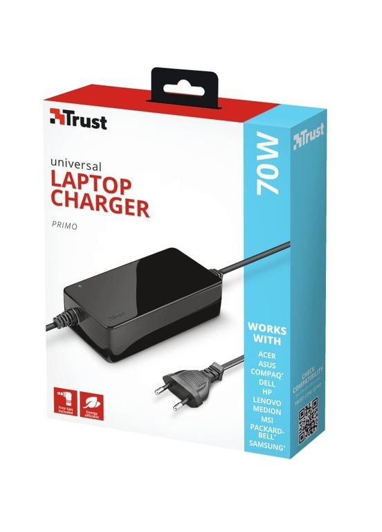 Primo 70W19V Universal Laptop Charger BLACK Trust (314750045)
