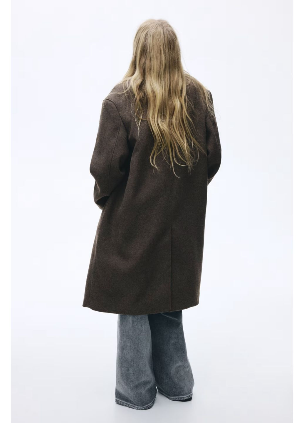 Коричневое демисезонное Пальто H&M
