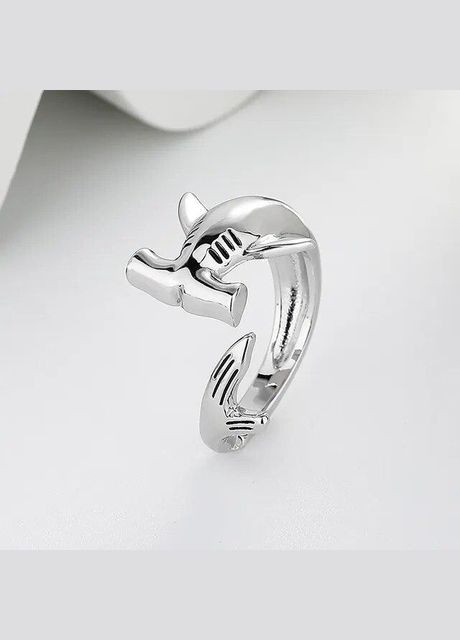 Мужское женское безразмерное кольцо в виде Рыба Молот перстень в виде рыбы размер регулируемый Fashion Jewelry (292861960)