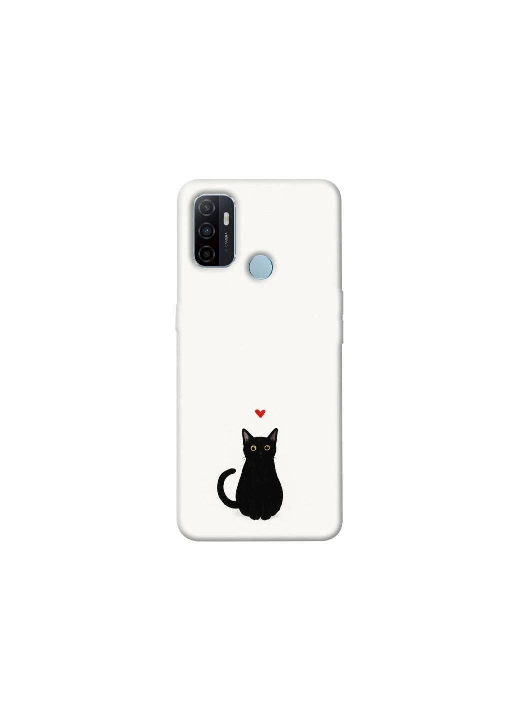 Чехол на Oppo A53 / A32 / A33 cat in love Frontalka (353334362)