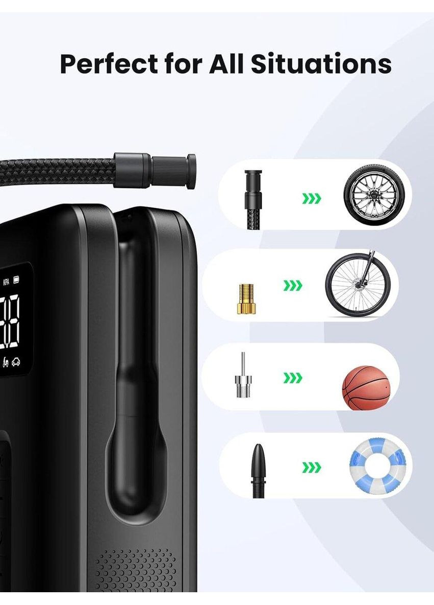 Автомобильный насос Portable Tire Inflator Ugreen (361239119)