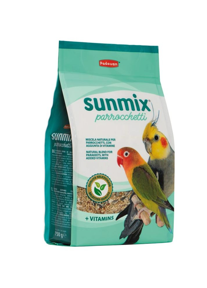 Корм SunMix Parrocchetti 750гр для птахів Padovan (364489065)