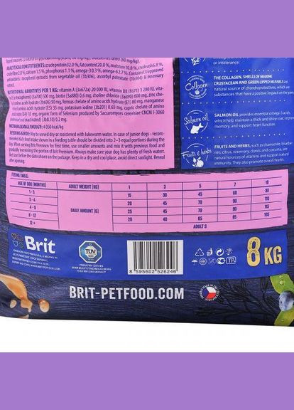 Сухой корм Dog Junior S для щенков мелких пород, с курицей, 12 кг Brit Premium (322875078)