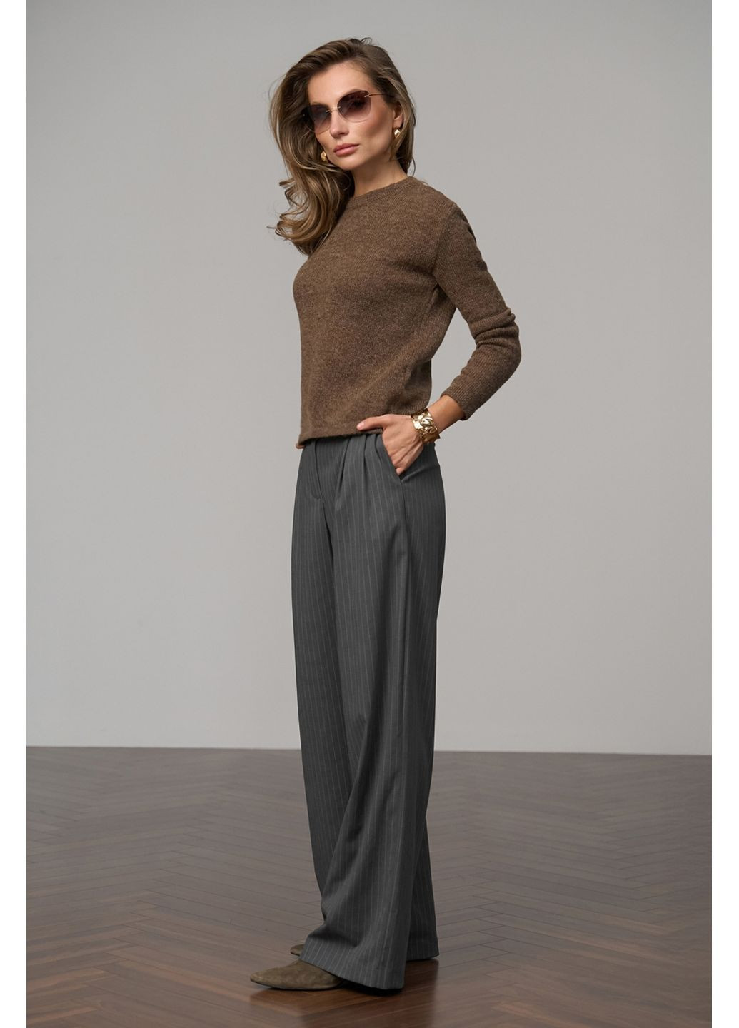 Джемпер из премиальной шерстяной пряжи 2845 Triko Bakh (368778941)