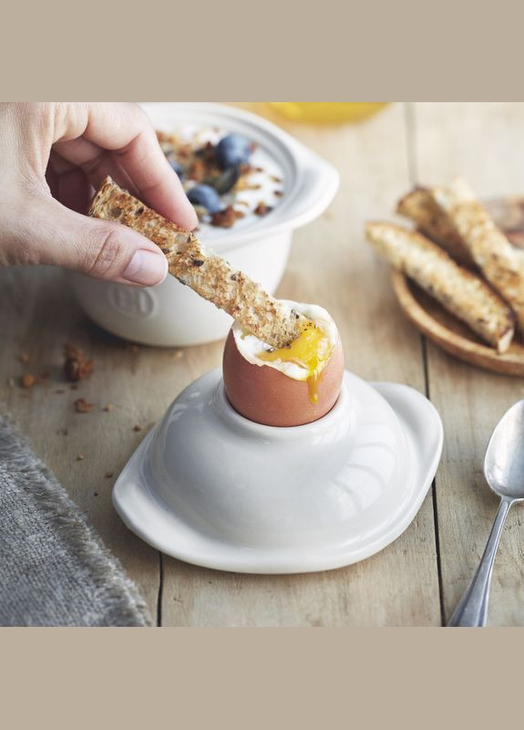 Форма порційна для приготування/подавання яєць із підставкою 0.3 л Clay (028409) Emile Henry (299396112)