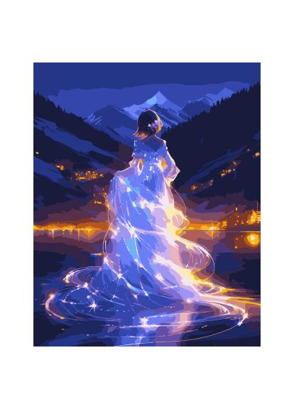 Картина по номерам (955063) Santi Сяюча краса, 40*50 см, LED підсвітка (366067616)