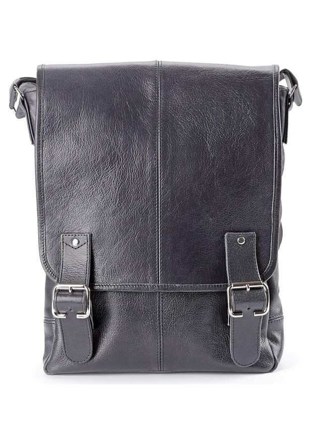 Сумка 00919 из натуральной кожи Черная Shvigel (298566601)