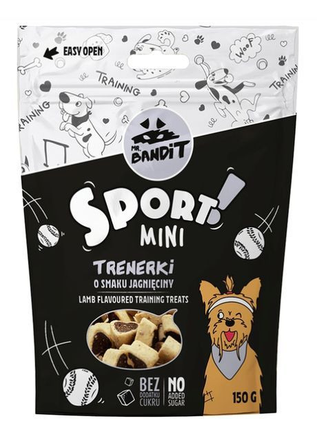 Ласощі Спорт Міні тренувальні зі смаком ягняти для собак 150 г (5902414206816) Mr. Bandit (362561256)