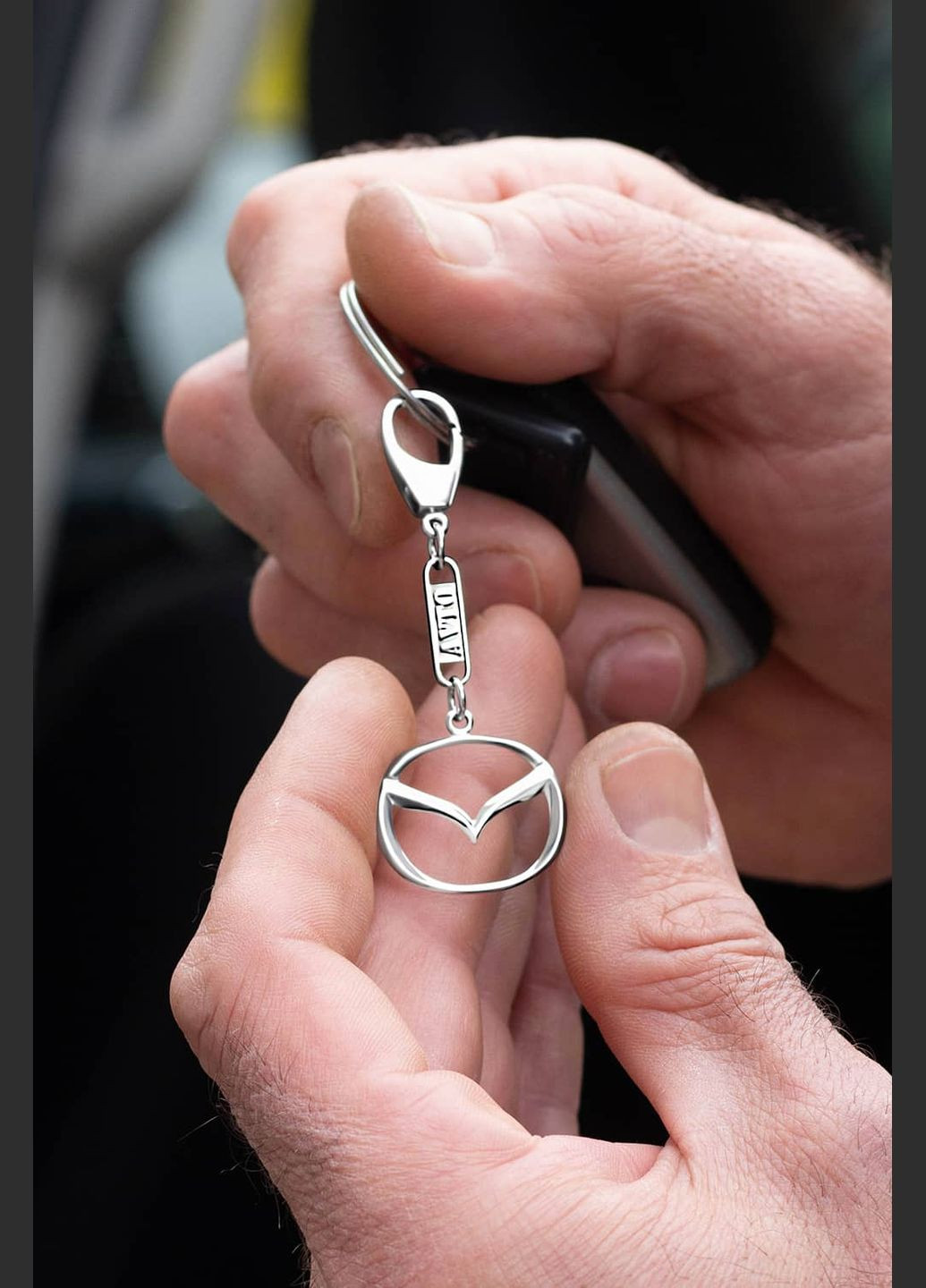 Срібний брелок Mazda (Мазда) (9010.1) IRIJ (331016886)