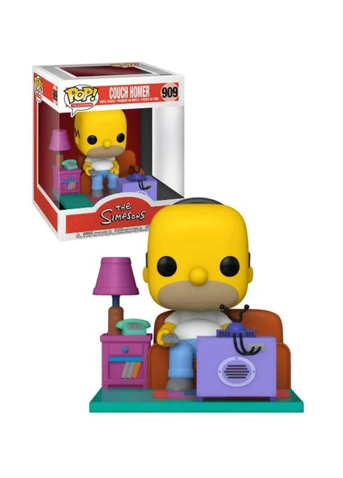 Фігурка Pop Deluxe The Simpsons: COUCH HOMER WATCHING TV 909 10 см Funko (398236084)