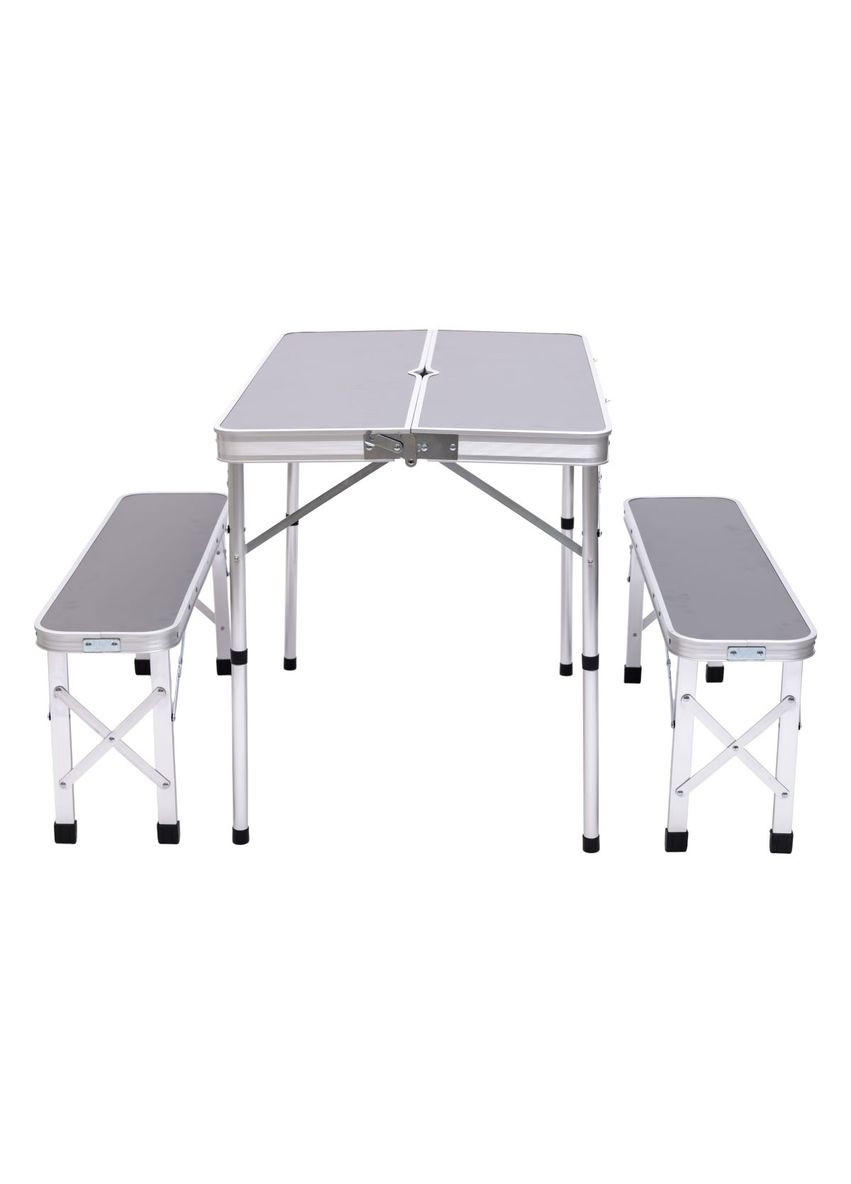 Комплект туристической мебели складной стол и 2 лавочки для пикника кемпинга дачи ProDobro (364192667)