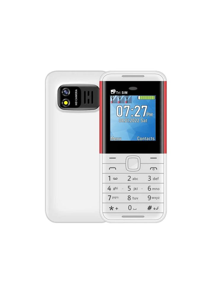 Міні мобільний телефон AIEK BM5310 3SIM Білий Home (288578998)