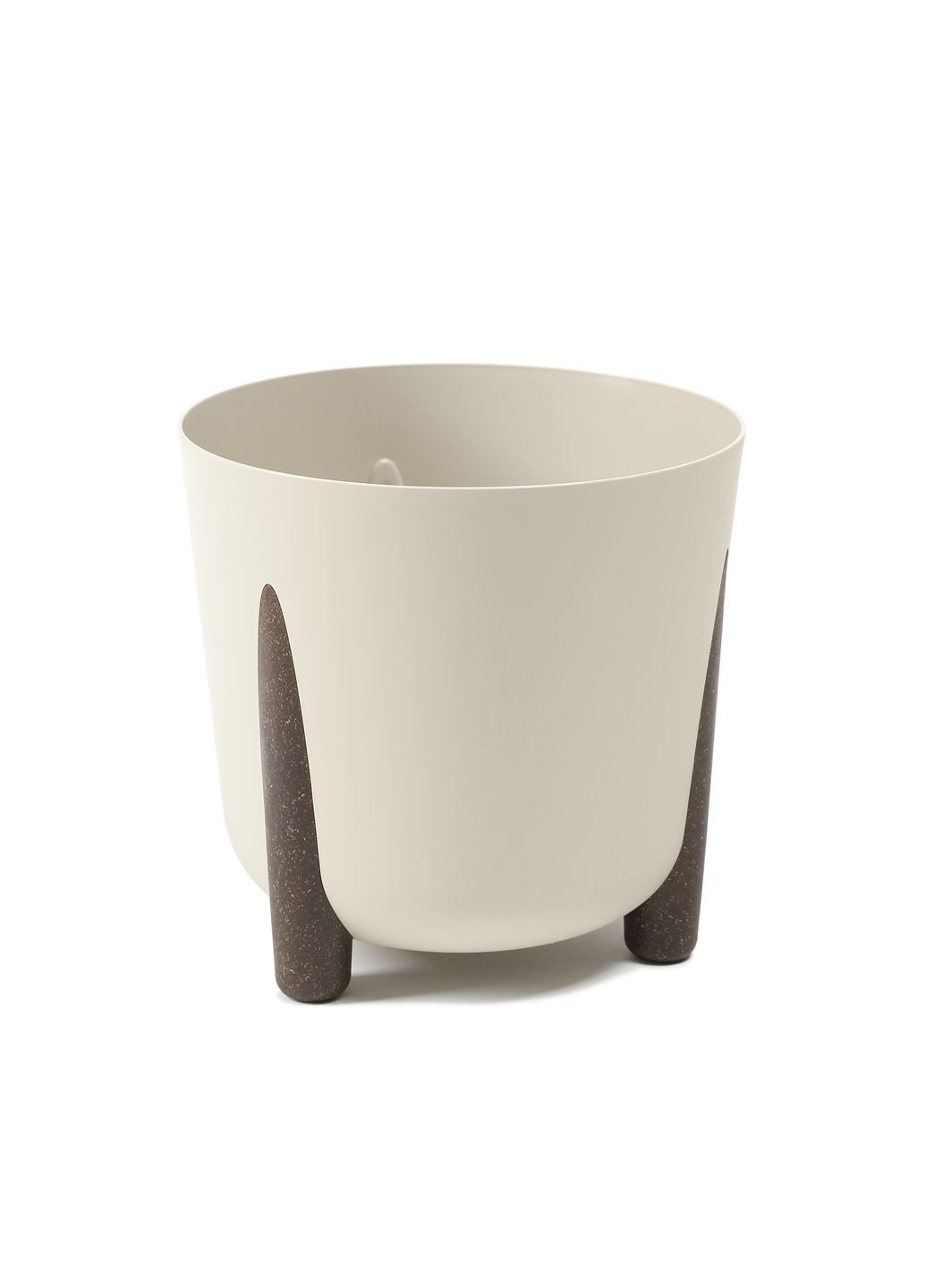 Кашпо Фрида 260 recycled кремовый, пластик Lamela Фріда (345726232)