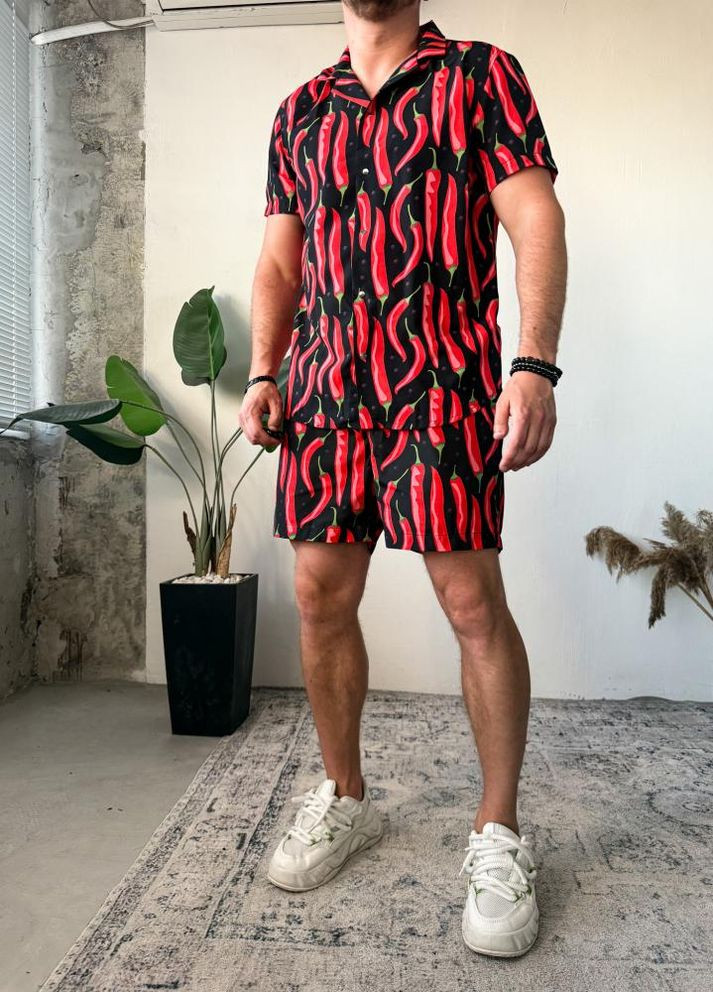 Матеріал: Шорти (плащівка, всередині сіточка) Сорочка (Софт. Туреччина. Швидко сохне) No Brand (335809065)