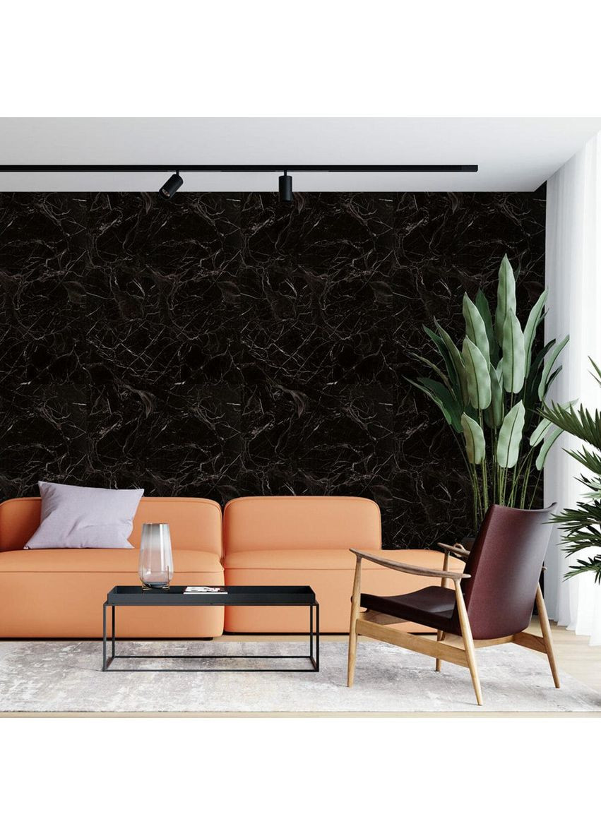 Самоклеюча вінілова плитка в рулоні 600х3000х2мм мармур Глянец SW-00001289 love-shopping Sticker Wall (354655408)