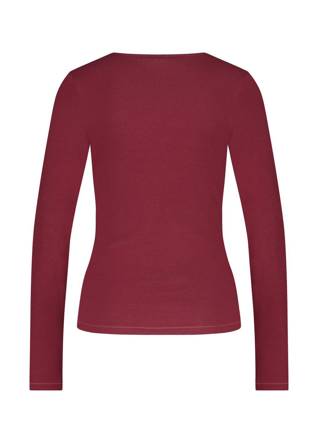Бордовый Лонгслив Hunkemoller Hunkenmoller (367195305)