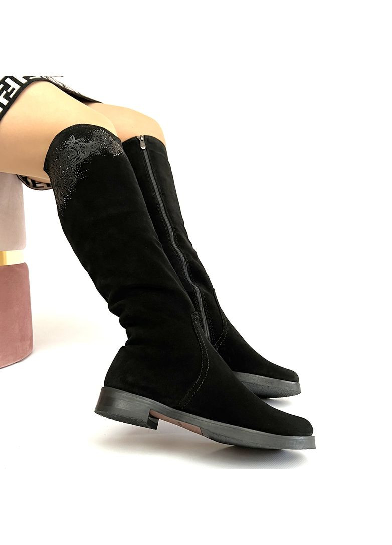 Високі чоботи з натуральної замші. Angels (360648425)