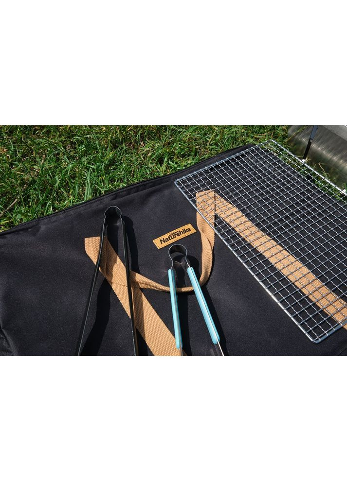 Гриль портативный Picnic BBQ Grill NH20CJ006, р-р L, сталь Naturehike (353502623)