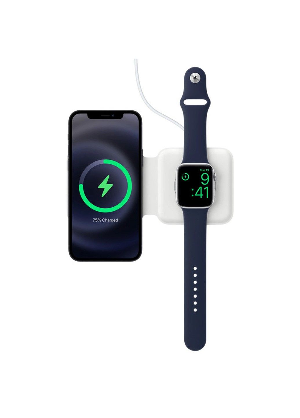 БЗУ Wireless Charger with Magsafe 2in1 for Apple (AAA) (box) Brand_A_Class (294723535)