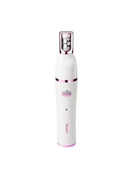 Жіноча електробритва епілятор для обличчя бікіні ніг Km-2189 епілятор з бритовною насадкою Kemei (297330926)
