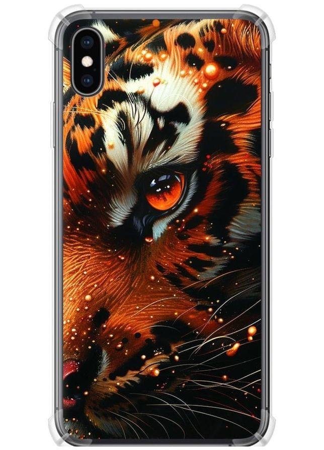 Силіконовий протиударний с посиленими кутами чохол 'Tiger' для Endorphone Apple iPhone XS Max (285769917)
