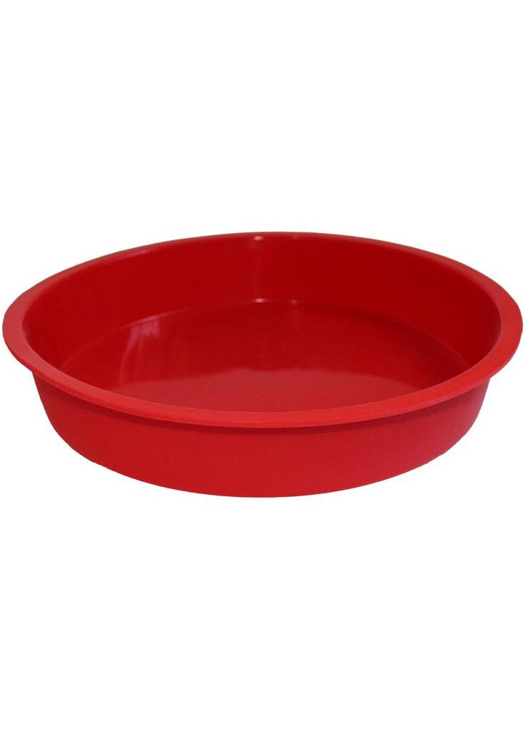 Силиконовая форма круглая 22,5 см для выпечки противень из пищевого силикона для духовки и микроволновки Hauser (368986767)