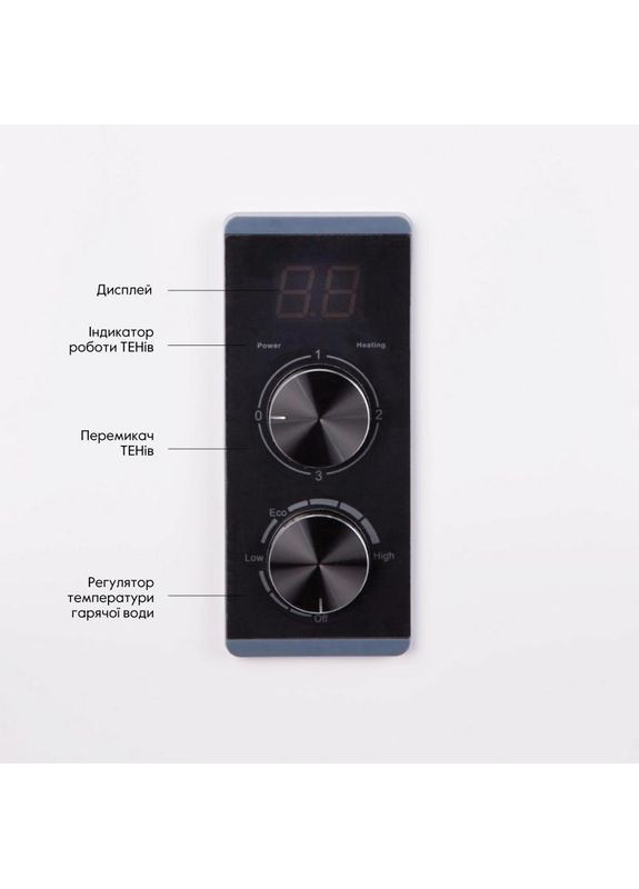 Водонагрівач електричний 50 л плоский вертикальний, мокрий ТЕН 2 кВт (0,8+1,2) DT50V20G(PD)/2 Thermo Alliance (349512659)