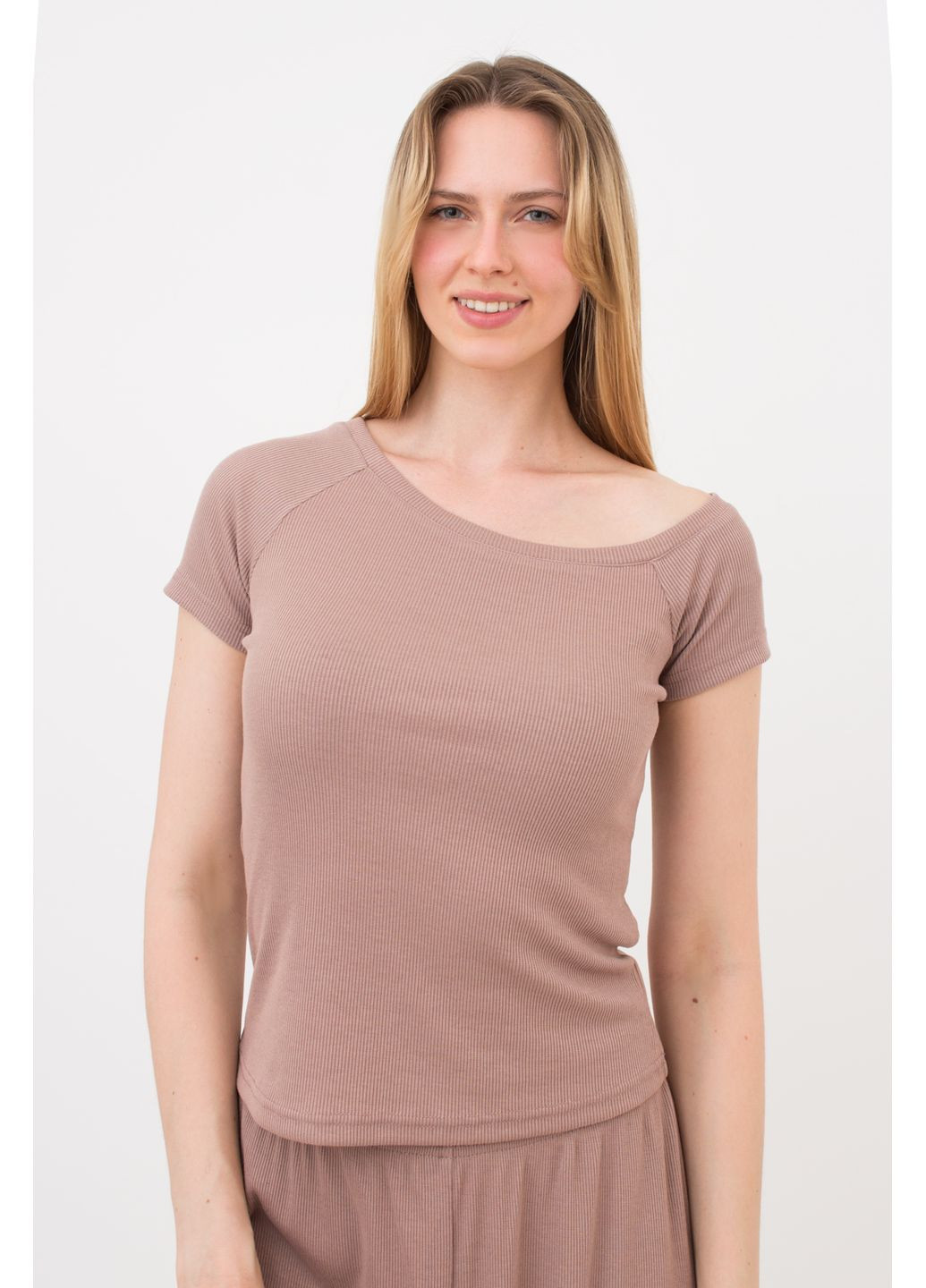 Футболка женская Giulia T-SHIRT WITH SHORT SLEEVES - (362577539)