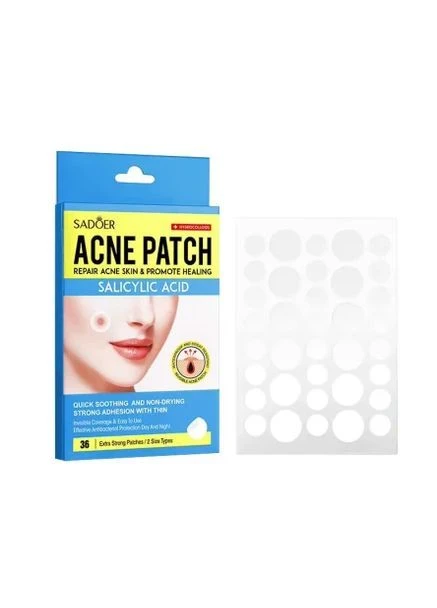 Точкові патчі для обличчя Acne Patch проти запалень та акне 36 шт SADOER (380499860)