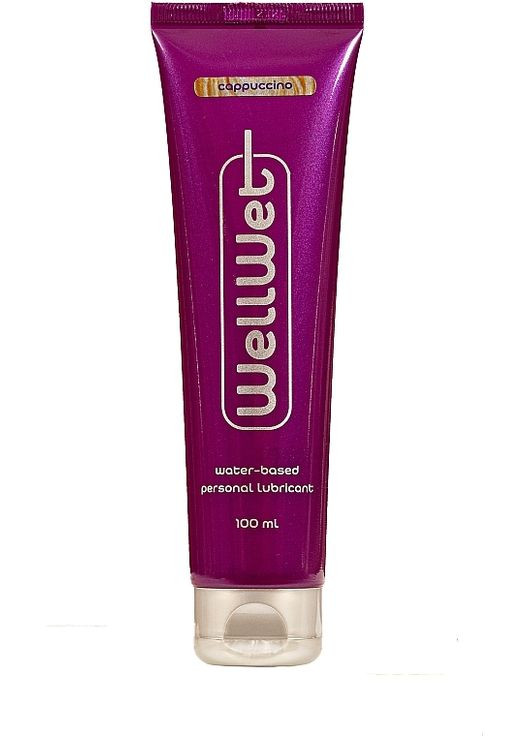 Оральный лубрикант со вкусом Cappuccino 100ml (1431465-31161693) Wellwet (369490190)