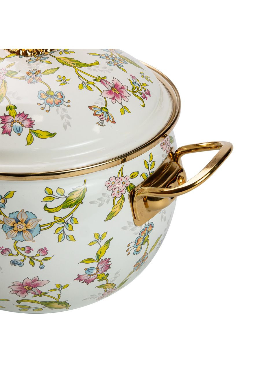 Каструля емальована 4 л у вінтажному стилі Yiwu (322427006)